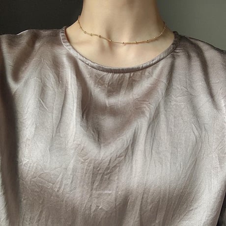 ball chain choker necklace