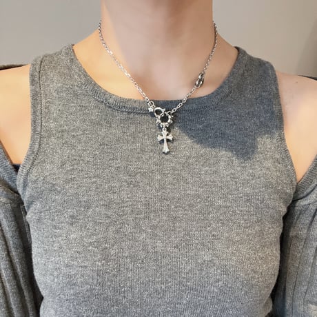 chibi cross necklace༺ ♰ ༻