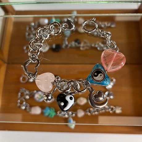 yin yang heart bracelet