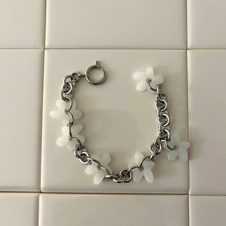ohana bracelet-milky white-