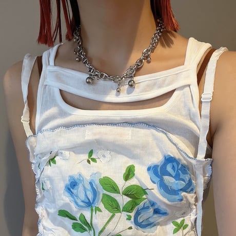 silver chain necklace  004