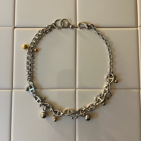 silver chain necklace  004