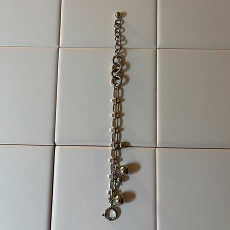 silver ball bracelet