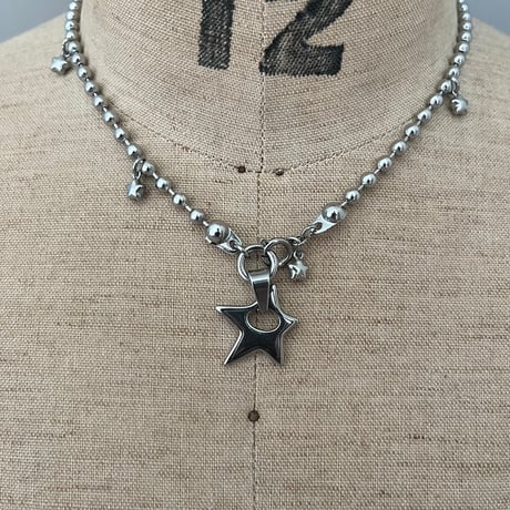star ball chain necklace✩*ೃ.⋆