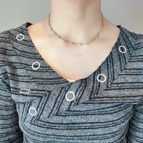gold choker necklace（heart/flower/dolphin/star/cross）