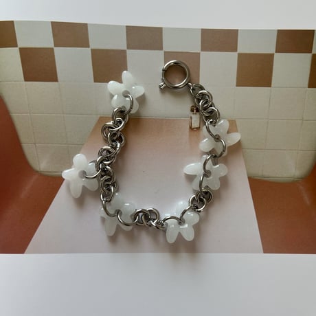 ohana bracelet-milky white-
