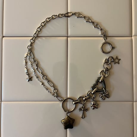 pyrite star necklace*๑♡՞