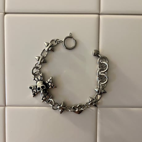 skull bracelet ☠︎⊹₊ ♱
