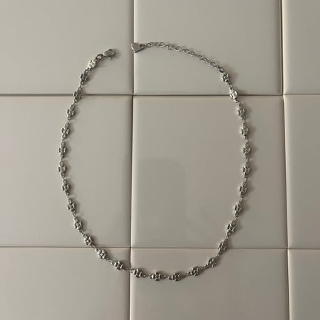 silver choker necklace（heart/flower/dolphin/star/wave）