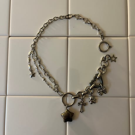 pyrite star necklace*๑♡՞