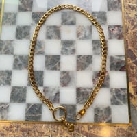 gold mini heart necklace
