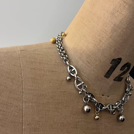 silver chain necklace  004