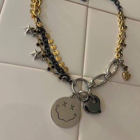 smiley necklace