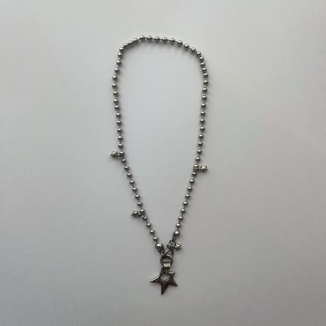 star ball chain necklace✩*ೃ.⋆