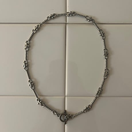 fleur link necklace（silver/gold）