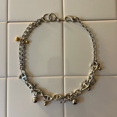 silver chain necklace  004