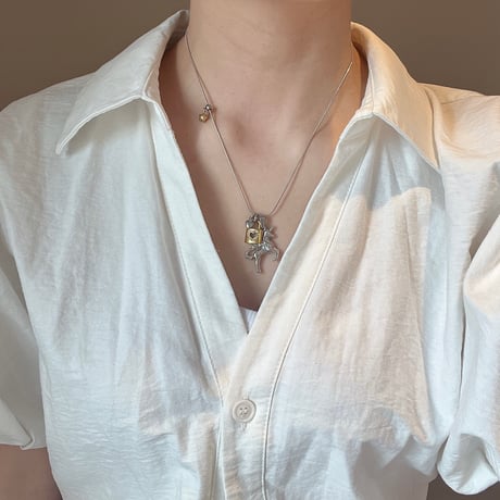 unicorn snake chain necklace˚ ༘♡