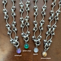 natural stone necklace