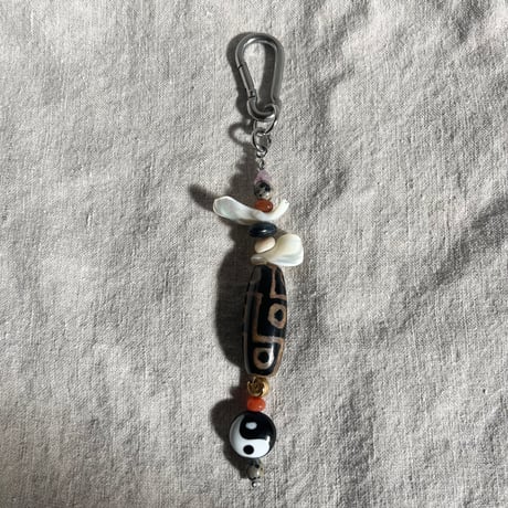 chipie original key chain-yin yang-