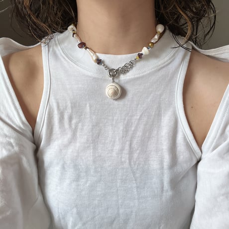 spiral shell necklace