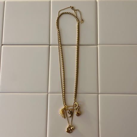 layered necklace set𓆩ꨄ︎𓆪 ༝༚（silver/gold）
