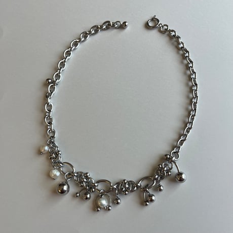 silver chain necklace 005