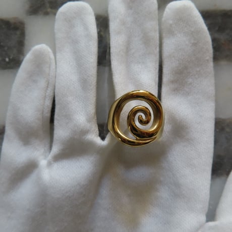 gold spiral ring