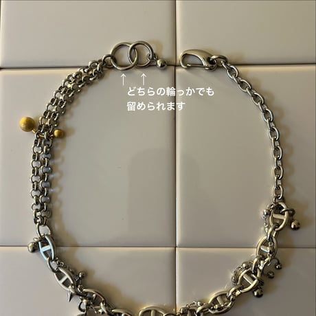 silver chain necklace  004