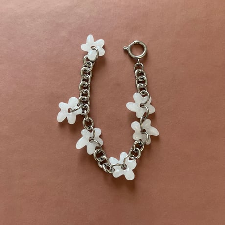 ohana bracelet-milky white-