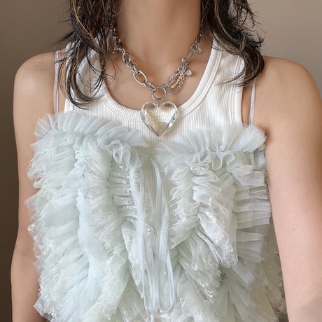 big heart necklace₊ ᨦ ♡ ᨩ ໋₊