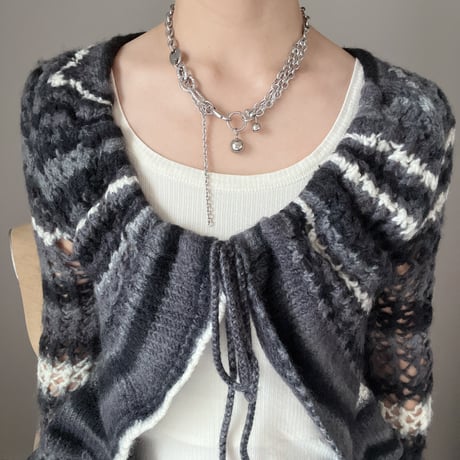 big ball combination necklace