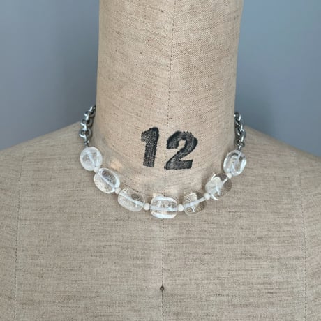 stone necklace-quartz-