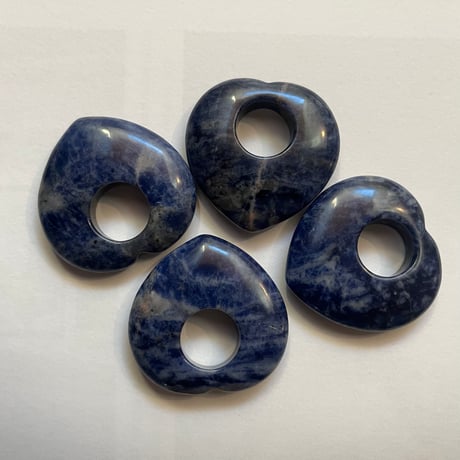 natural stone key ring-lapis lazuli-
