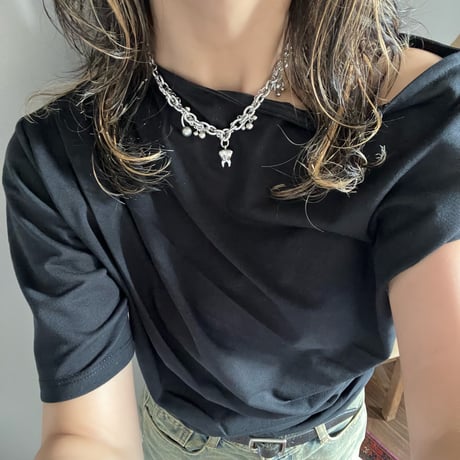 tooth charm necklace