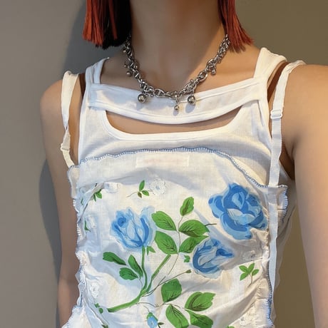 silver chain necklace  004