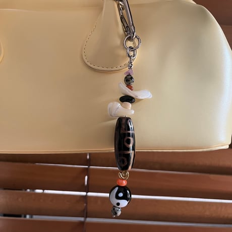 chipie original key chain-yin yang-