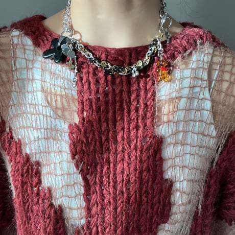 Teddy Mix Charm Necklace