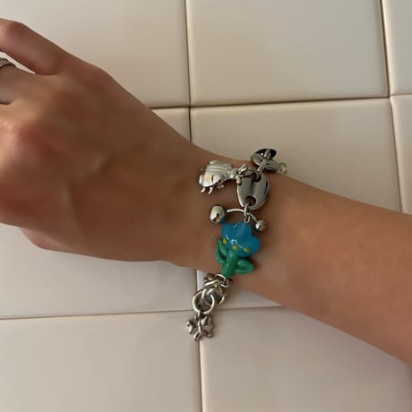 flower & insect bracelet