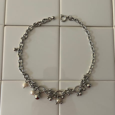 silver chain necklace 005