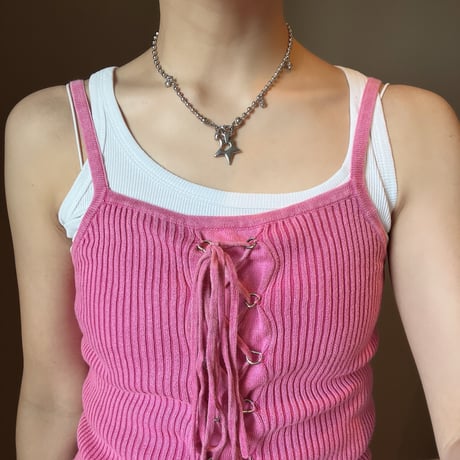 star ball chain necklace✩*ೃ.⋆