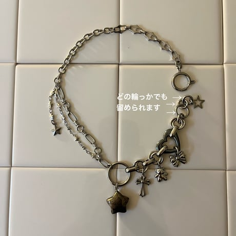 pyrite star necklace*๑♡՞
