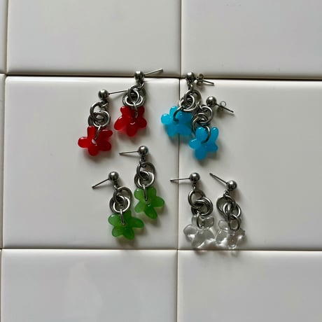 ohana charm 1連 red/blue/pea green