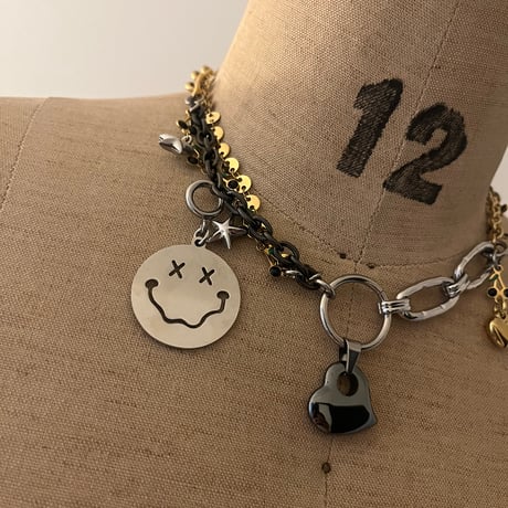 smiley necklace