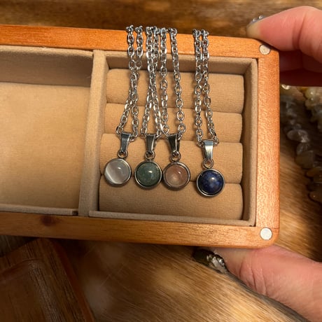 natural stone necklace