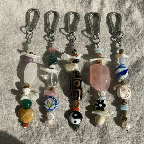 chipie original key chain-yin yang-