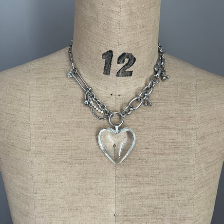 big heart necklace₊ ᨦ ♡ ᨩ ໋₊