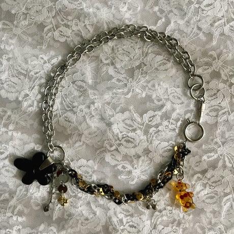 Teddy Mix Charm Necklace