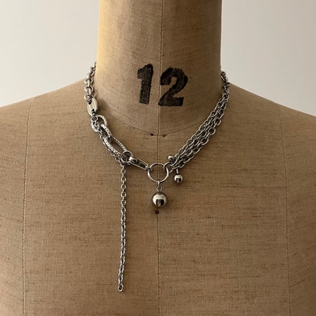 big ball combination necklace