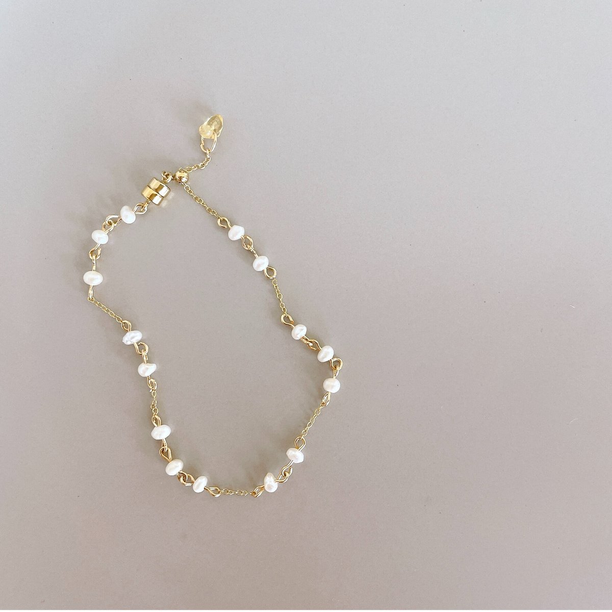 14kgf 小さな淡水パールブレスレット | halolulu* ハロルル accessories
