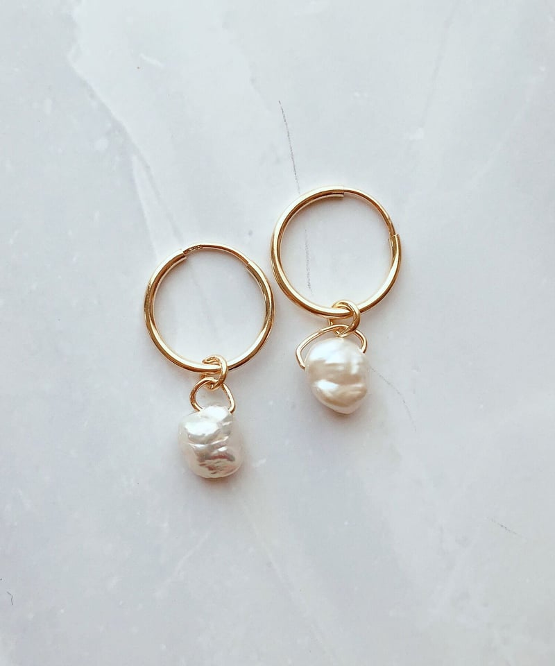 14kgf fresh waterpearl bracelet ひと粒淡水パールブレスレット